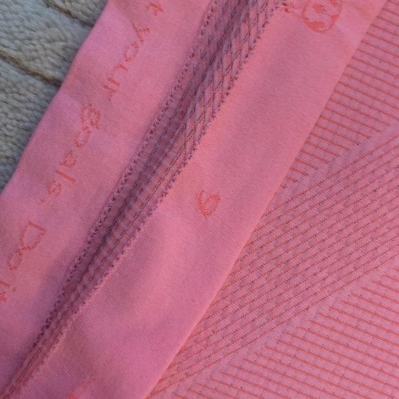 Lululemon Swiftly Tech Long Sleeve Shirt - Peach/Coral/Pink Colour - Picture 6 of 9
